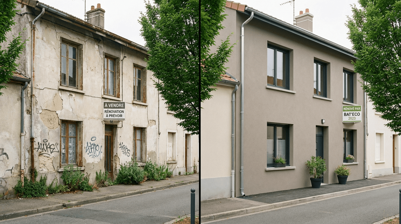 Fassadenrenovierung vor den Arbeiten visualisieren
